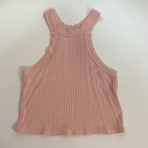 light pink crop top